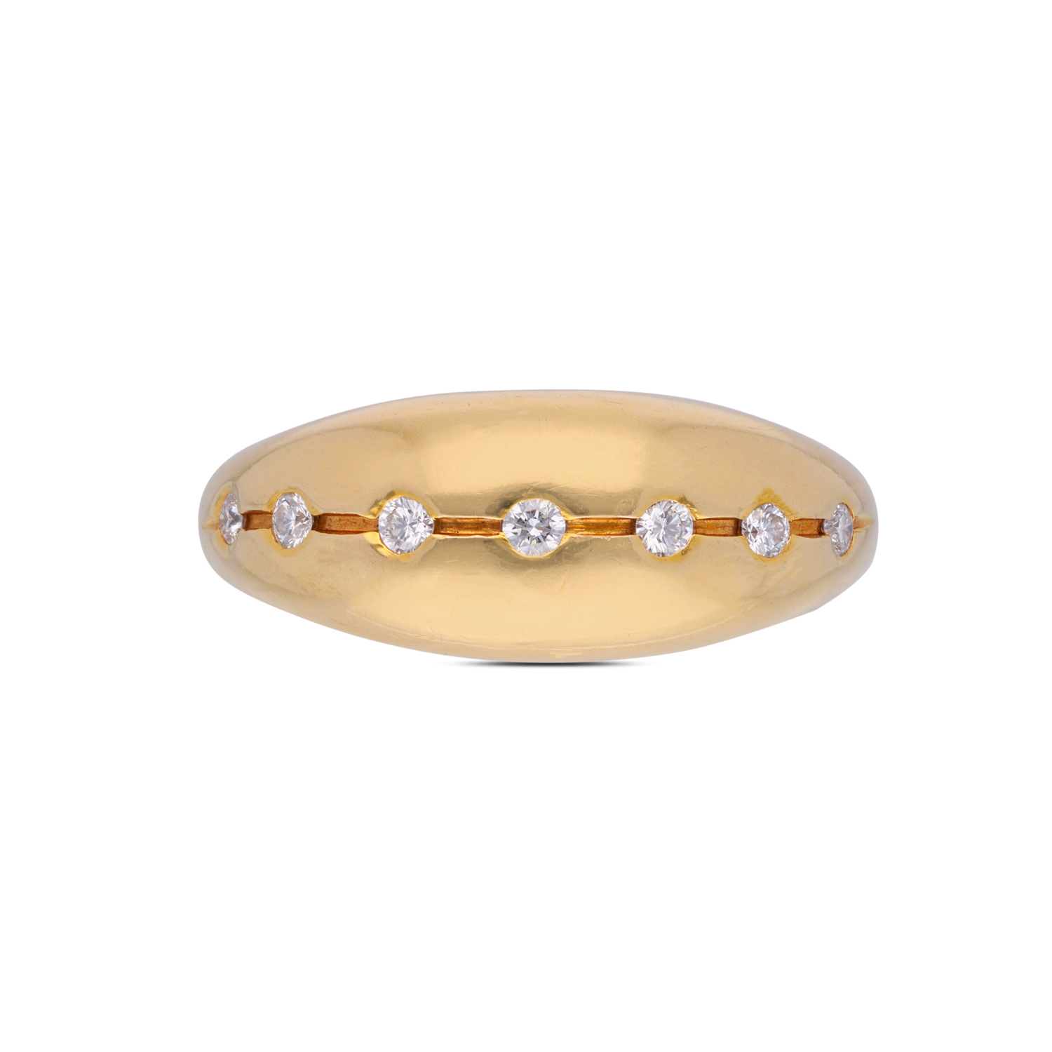Eternal Luster Gold Diamond Band
