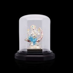 Celestial Splendor: Ganesha Idol Encased in Glass Dome