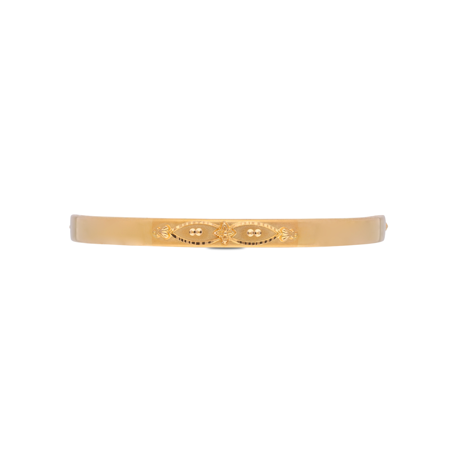 Regal Essence: Classic Gold Bangles with Intricate Detailing