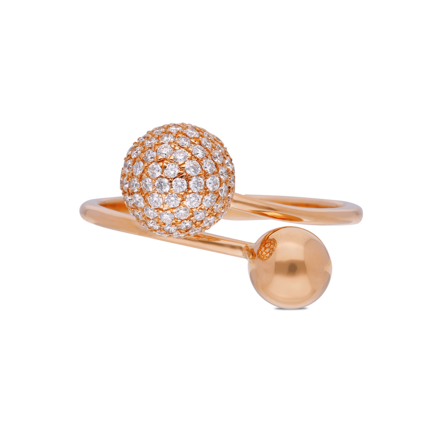 Celestial Orbit: Contemporary Diamond Ring