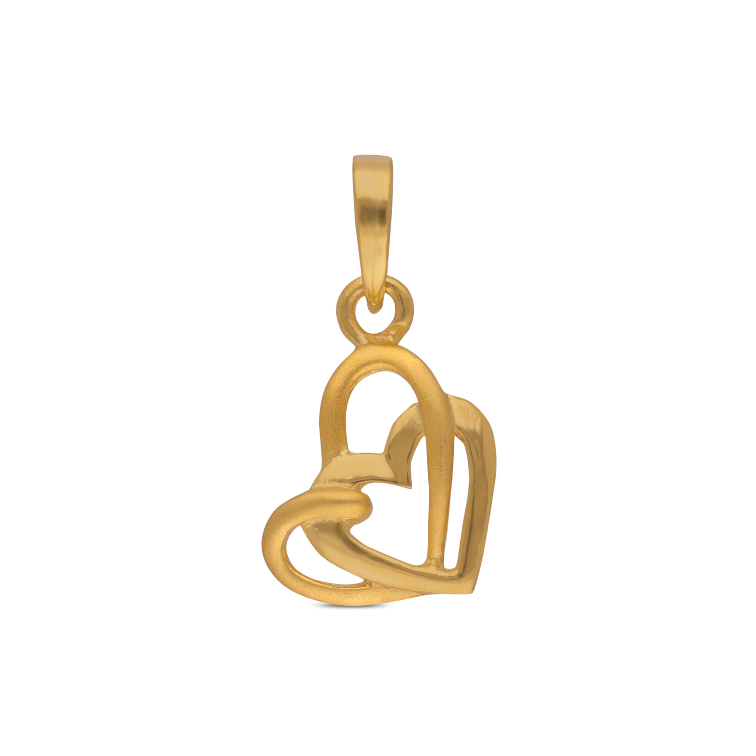 Intertwined Hearts Gold Pendant ? A Token of Eternal Love