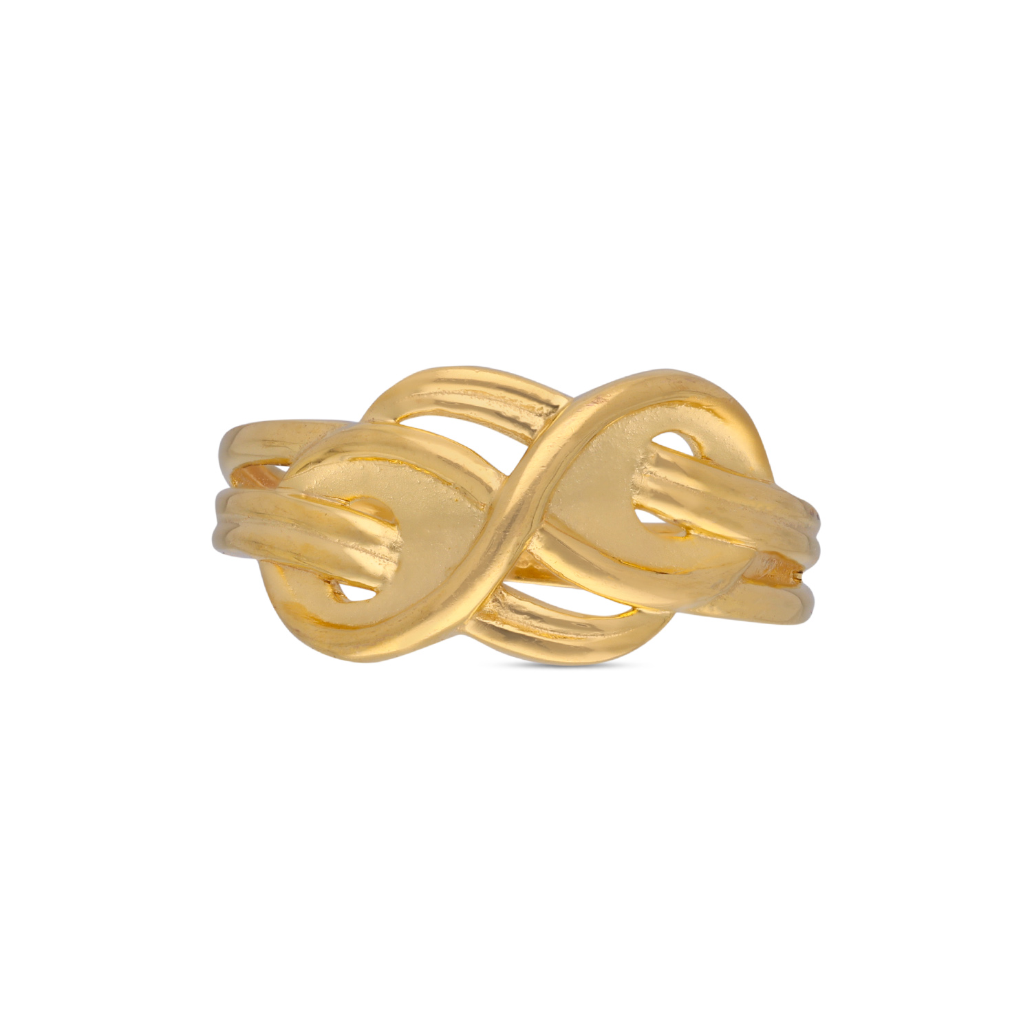 Gold Infinity Knot Ring ? Symbol of Eternal Elegance