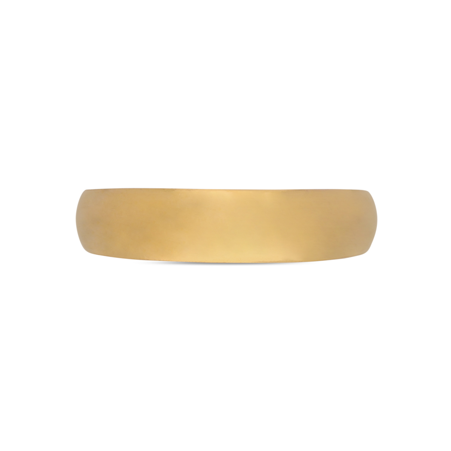 Classic Wide Gold Band Ring – Elegant & Timeless