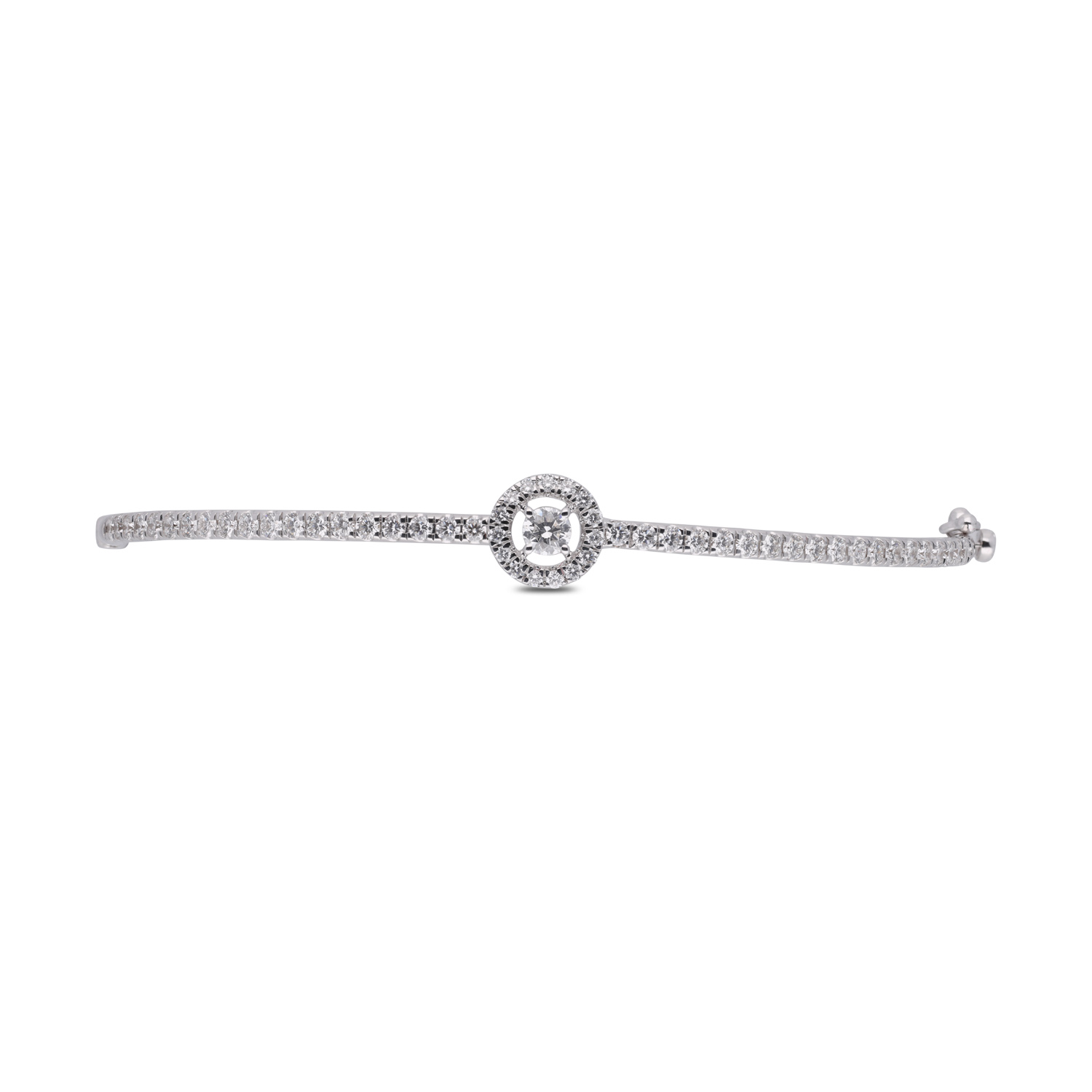 Elegant Diamond Bangle – A Timeless Treasure of Sparkle