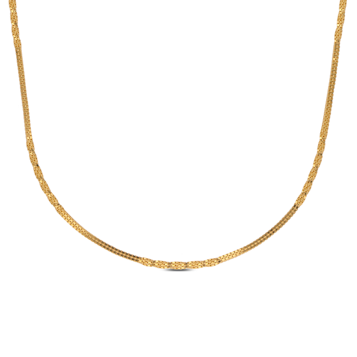 Refined Gold Chain Necklace with Lustrous Links