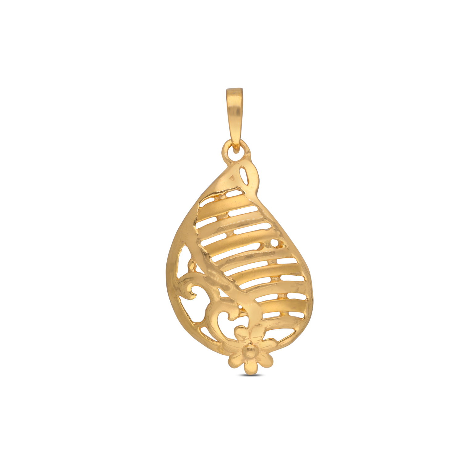 Nature-Inspired Gold Leaf Pendant – A Symbol of Elegance & Grace
