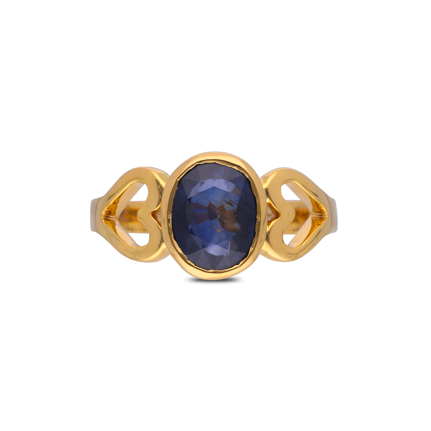 Blue Sapphire Gold Ring