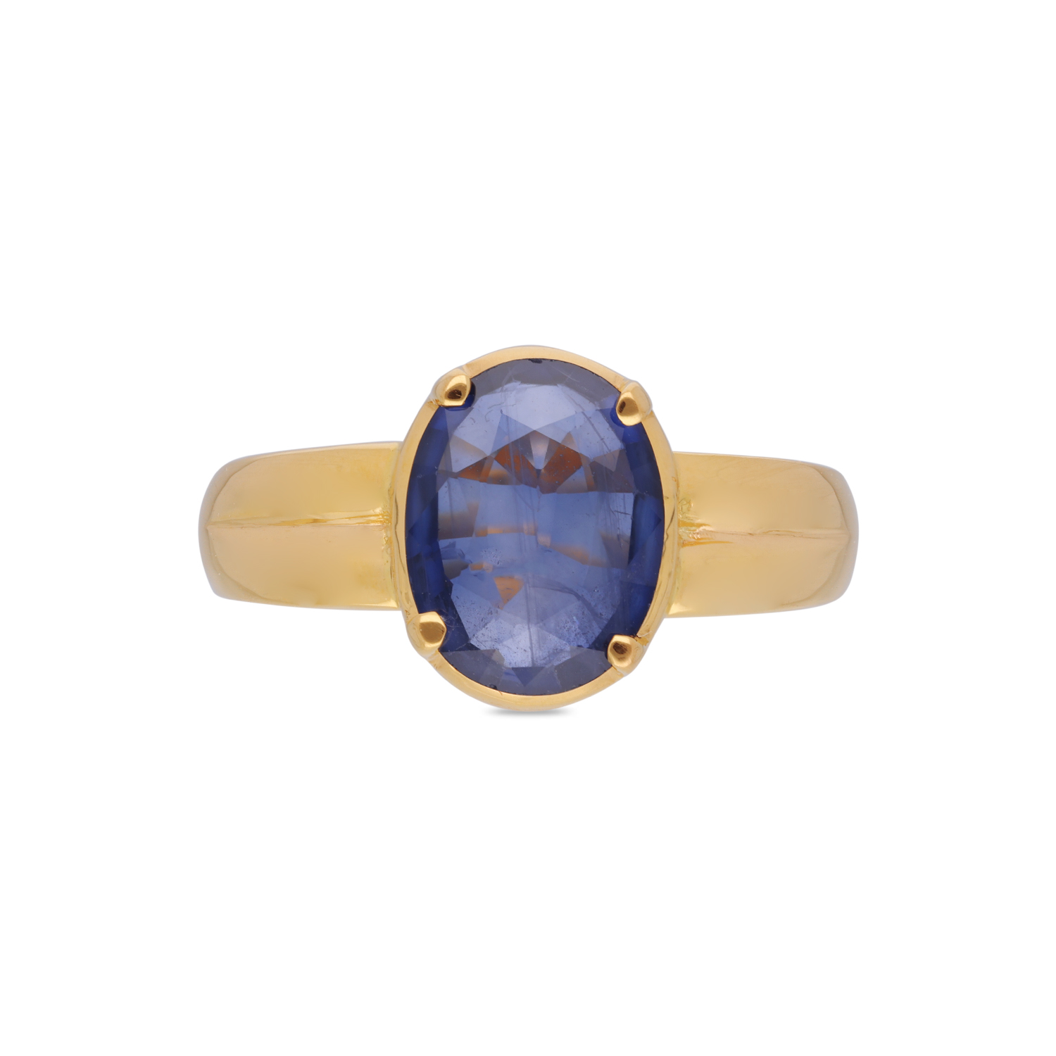 Timeless Elegance: Blue Sapphire Gold Ring