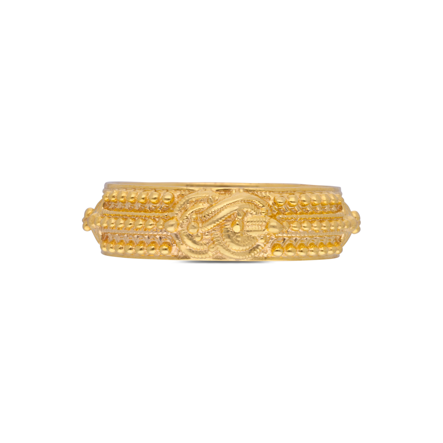 Regal Heritage Gold Band – An Opulent Statement of Timeless Elegance