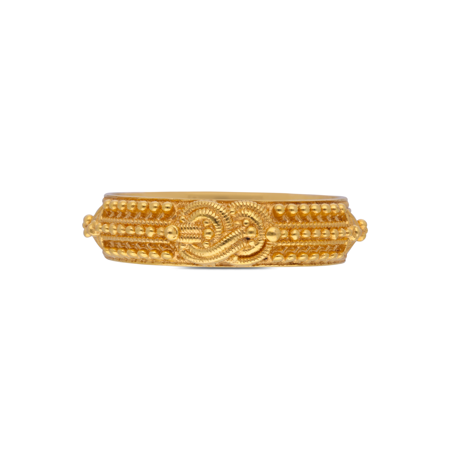 Regal Heritage Gold Band – An Opulent Statement of Timeless Elegance