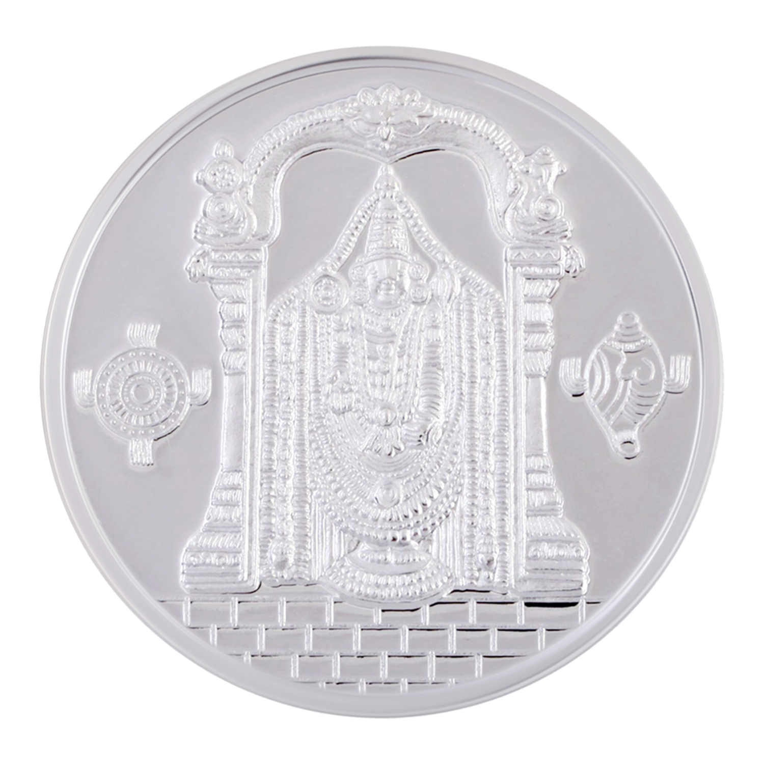 100gm Divine Lord Balaji Coin –  Pure Silver Icon of Blessings & Prosperity