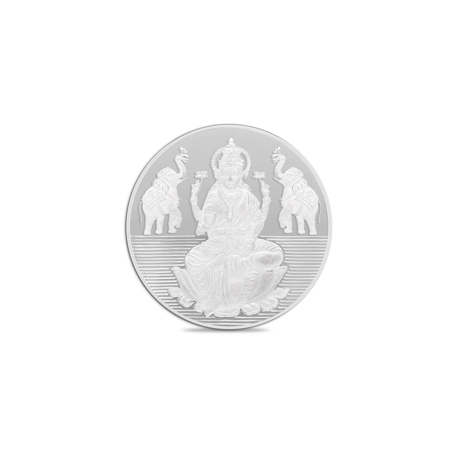 10gm Exquisite Goddess Lakshmi Coin –  Pure Silver Emblem of Prosperity & Grace