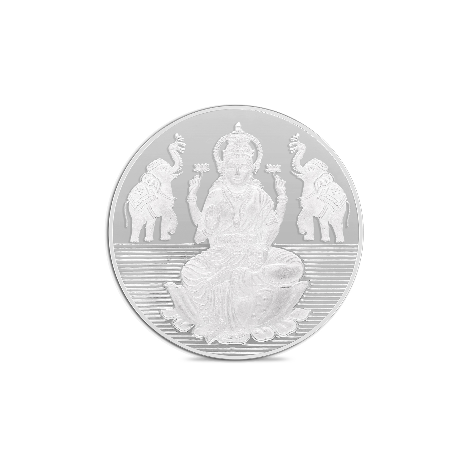 20gm Exquisite Goddess Lakshmi Coin –  Pure Silver Emblem of Prosperity & Grace
