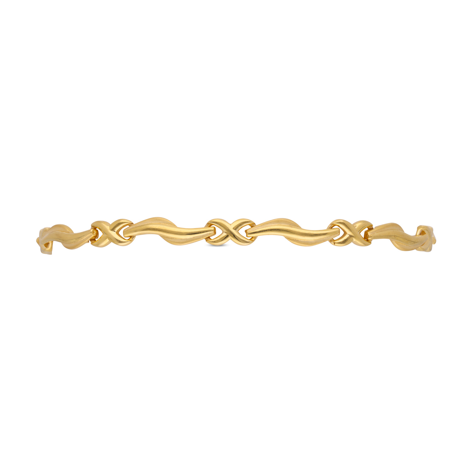 Graceful Gold Bracelet with Artisanal Knot Detailing