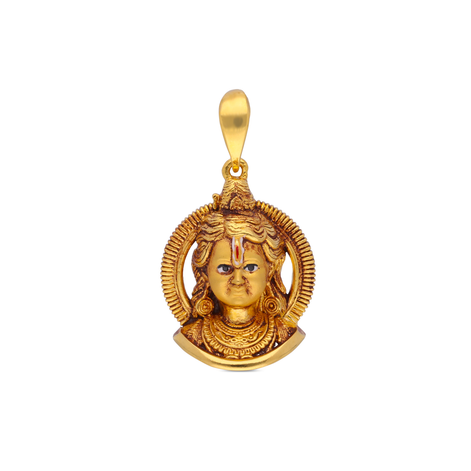Divine Lord Krishna Gold Pendant ? A Symbol of Grace & Wisdom