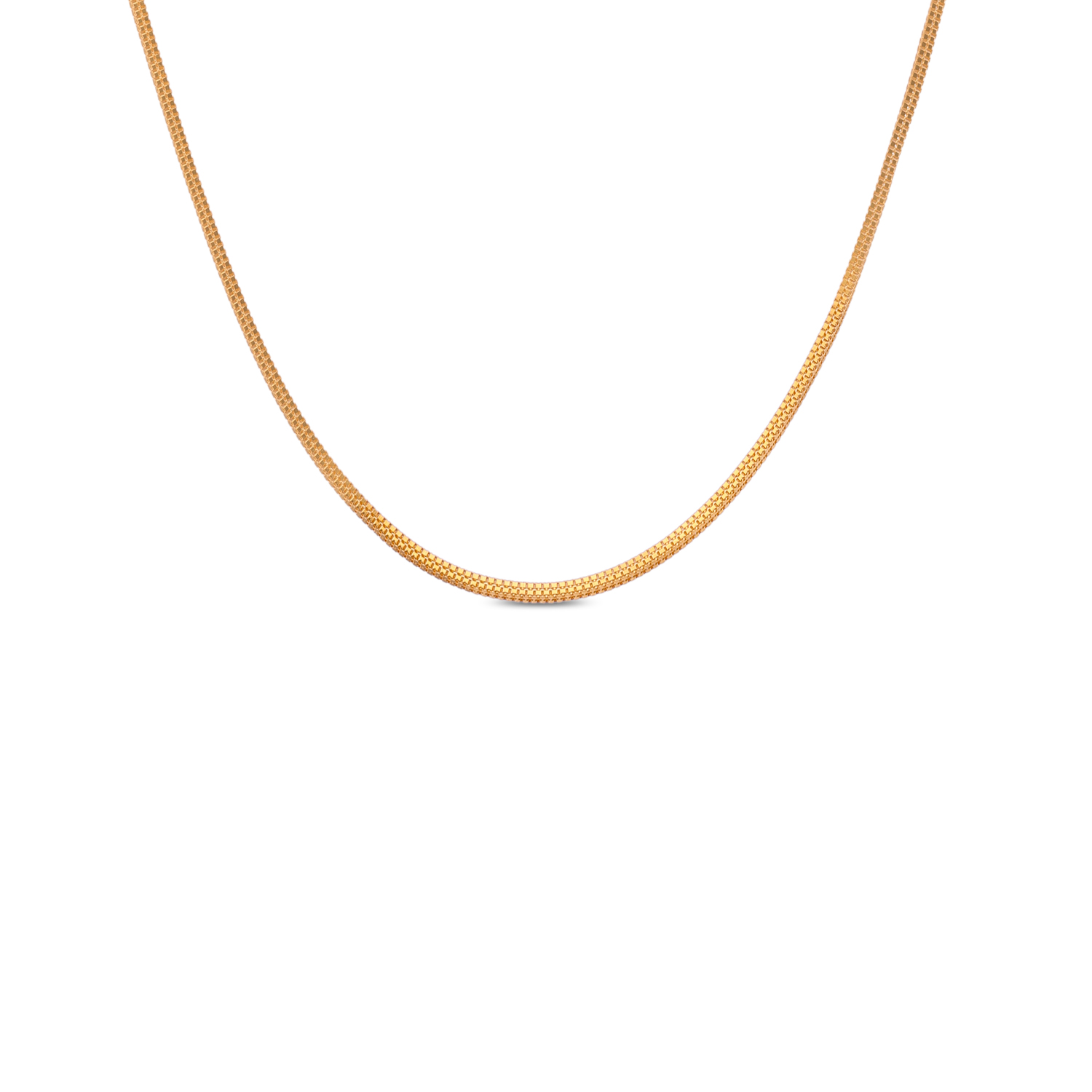 Refined Box Weave Gold Chain – A Timeless Classic