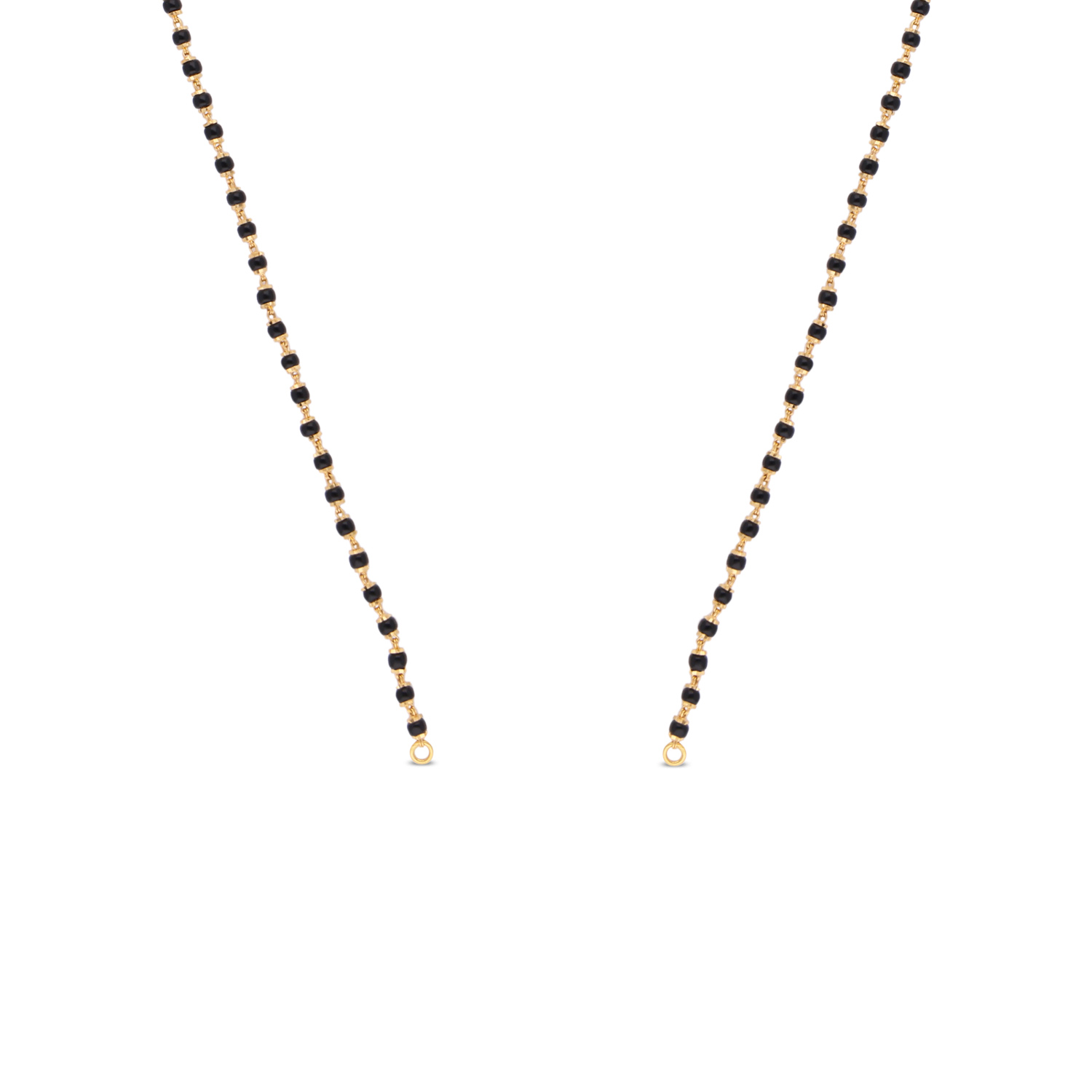 Bold Gold Chain with Black Cubic Zirconia – A Striking Fusion of Elegance and Edge