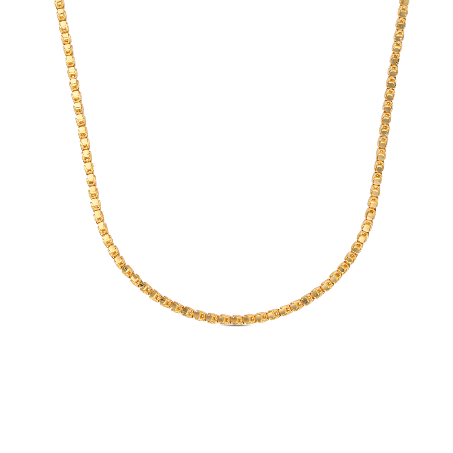 Timeless Box Link Gold Chain – A Statement of Sophisticated Elegance