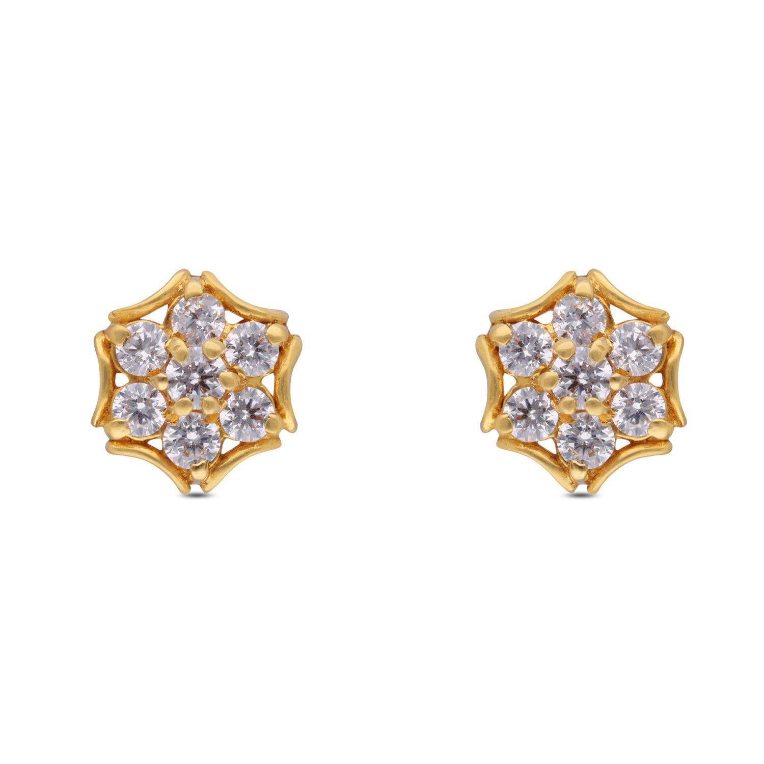 Celestia Radiant Gold Studs
