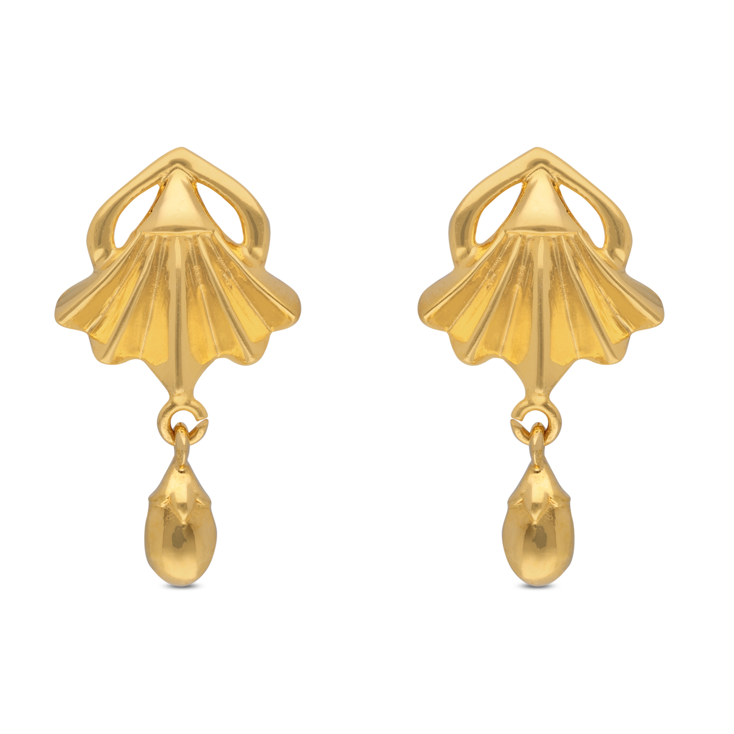 Isle Bloom Sculpted Drop Earrings
