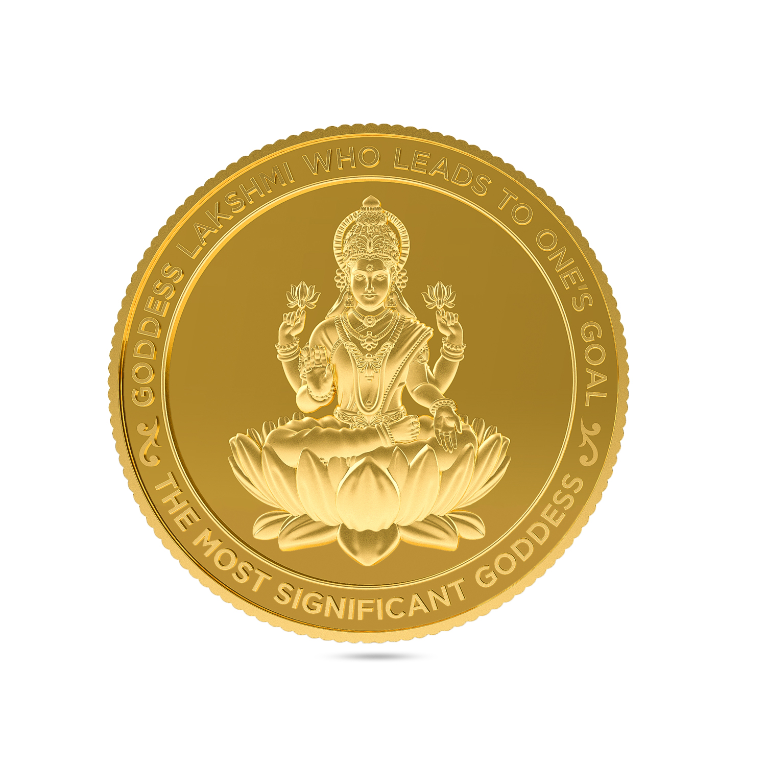 22kt Gold 1gm Lakshmi Coin – Symbol of Prosperity and Blessings