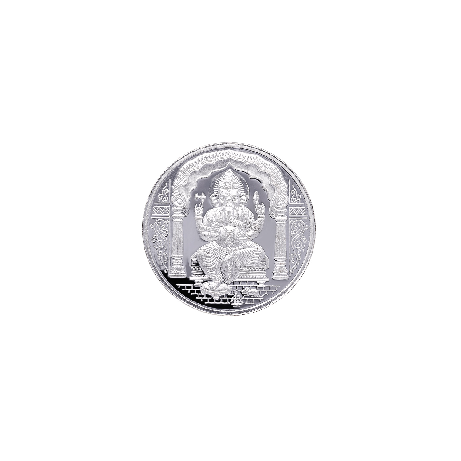 5g Pure Silver Lord Ganesh Coin – Blessings of Wisdom and New Beginnings