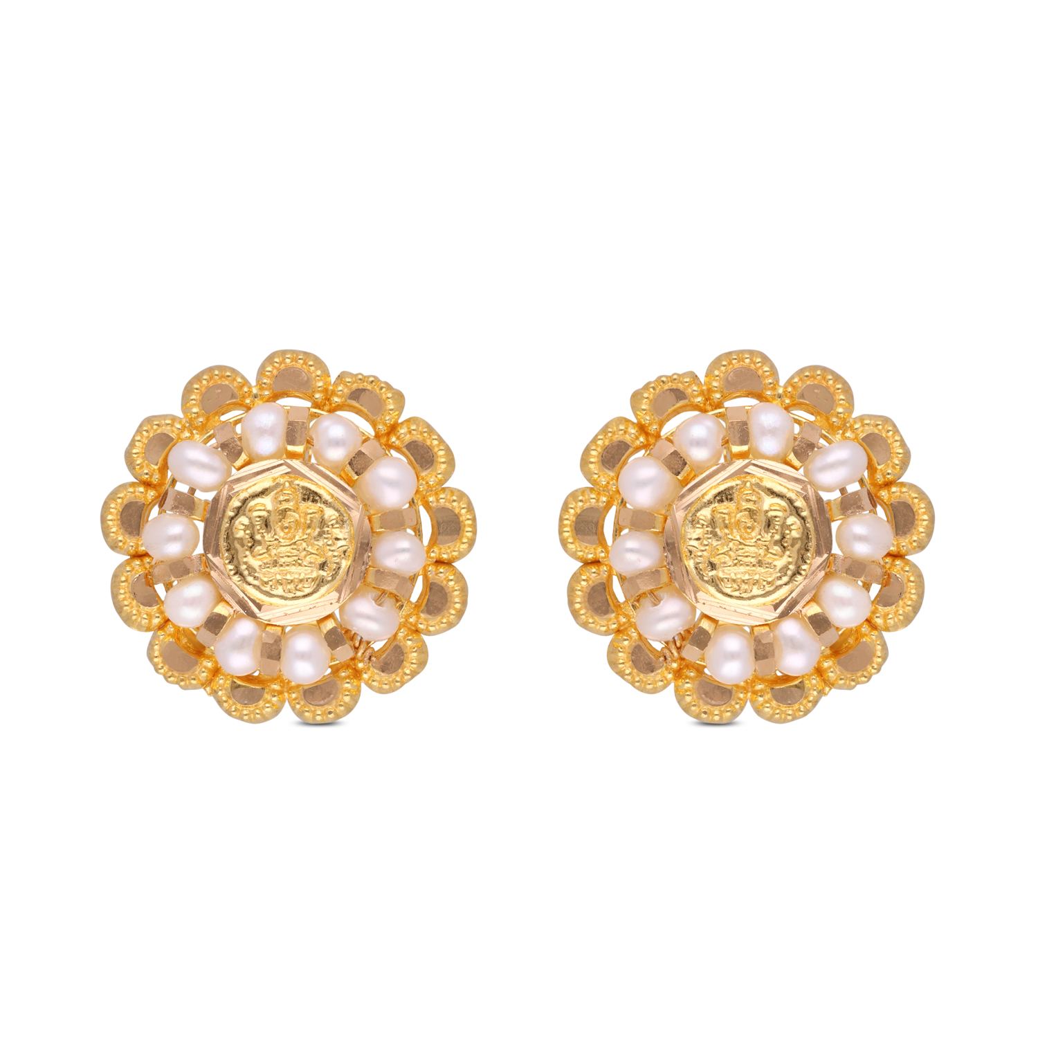 Lakshmi Pearl Radiance Studs