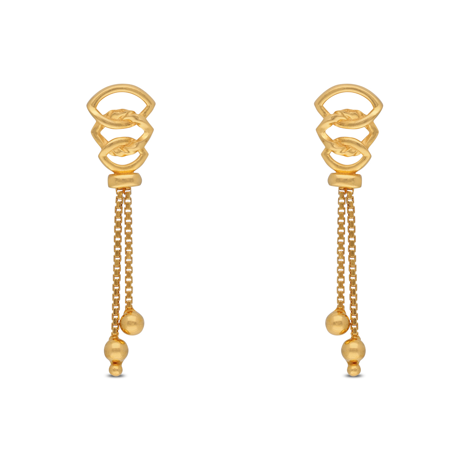 Avya Link Chain Gold Drops