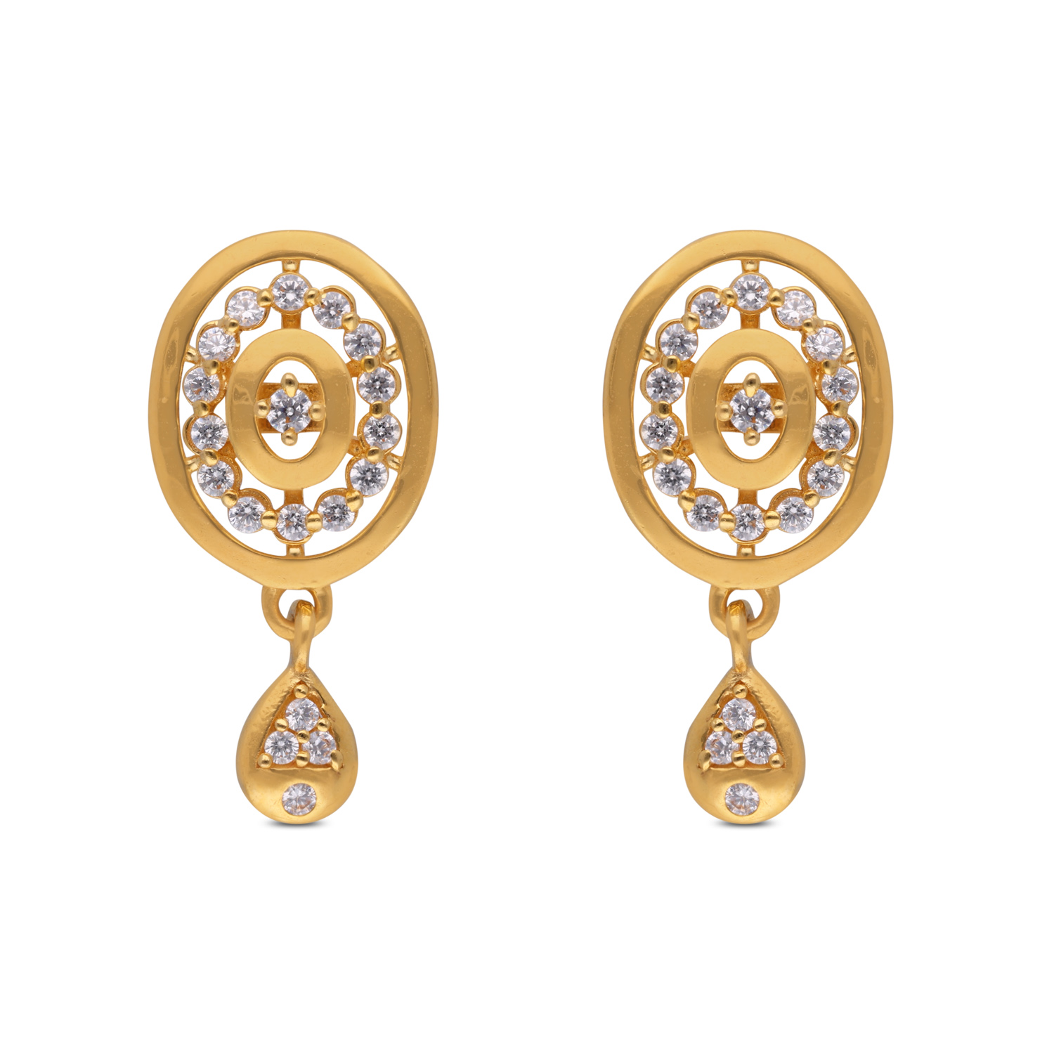 Elina Oval Sparkle Drops