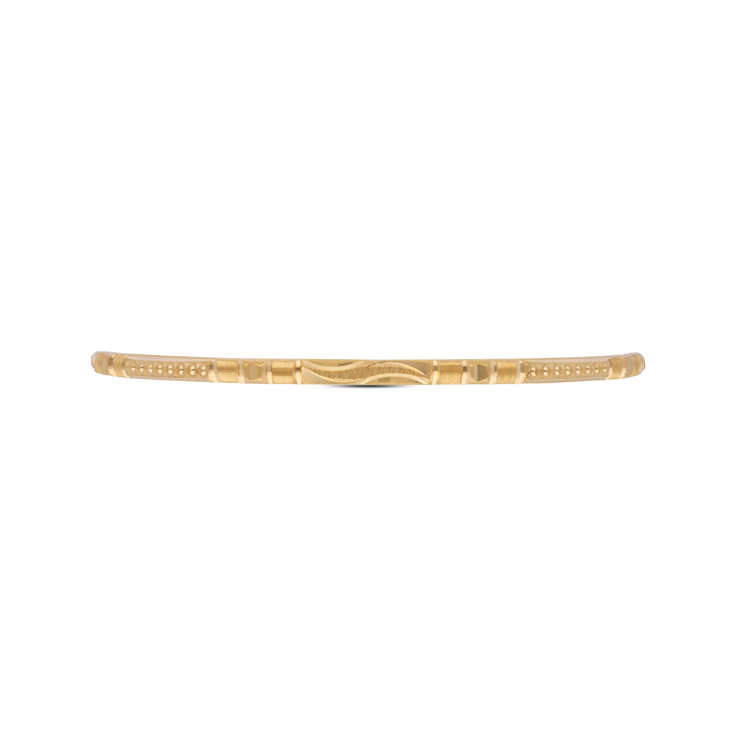 Celestia Wave Gold Bangles