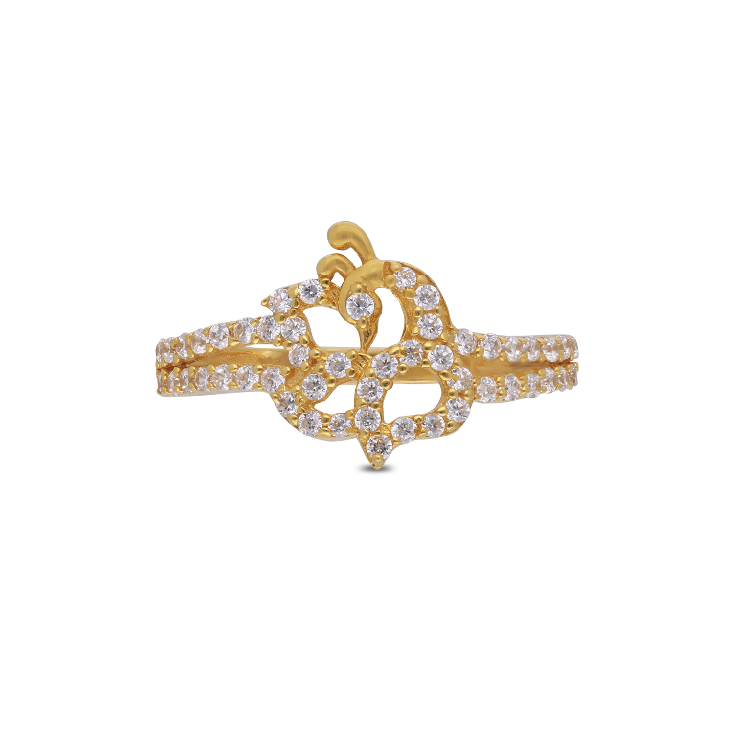 Regalia Cubic Bloom Gold Ring