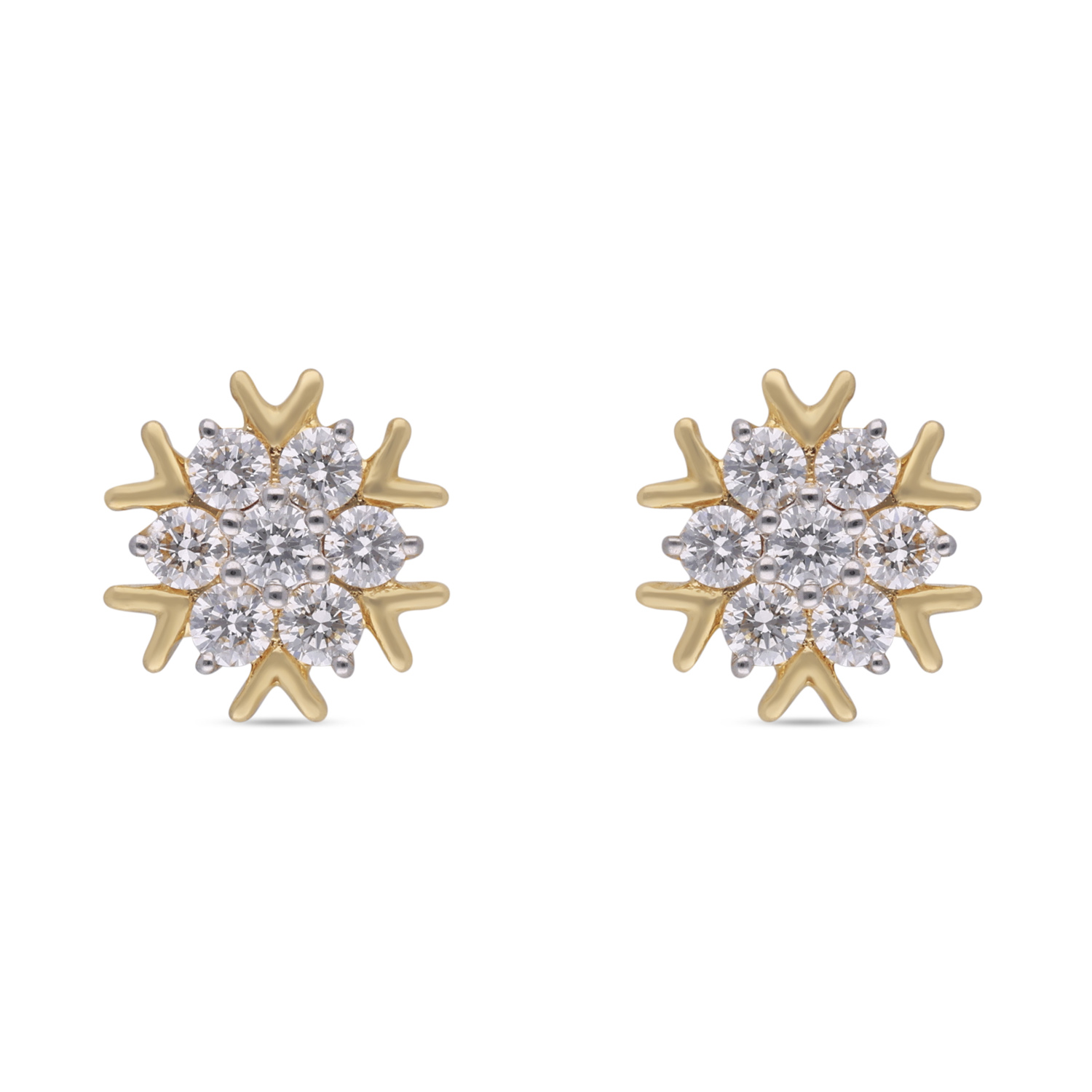 Celestia Bloom Diamond Studs