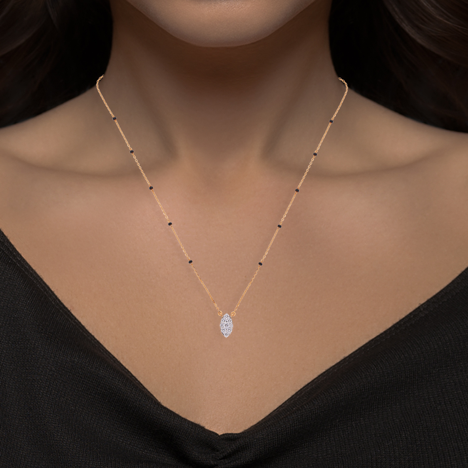 Diamond Grace Mangalsutra Pendant