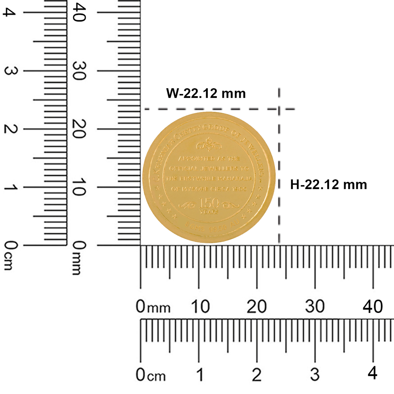 The Mysore Palace Sovereign – 24kt Gold Coin-8g