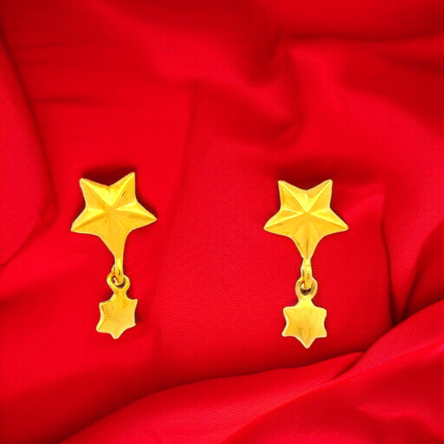 Stellar Glow Gold Star Ear Drops