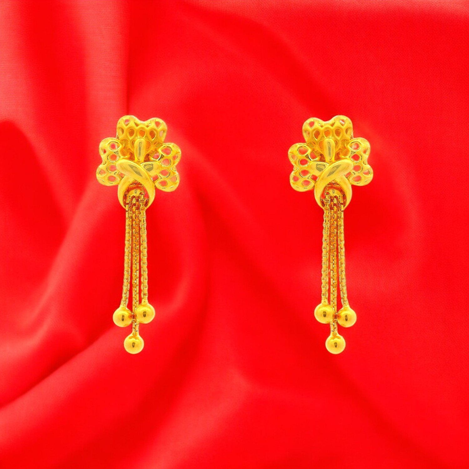 Florette Cascade Gold Ear Drops