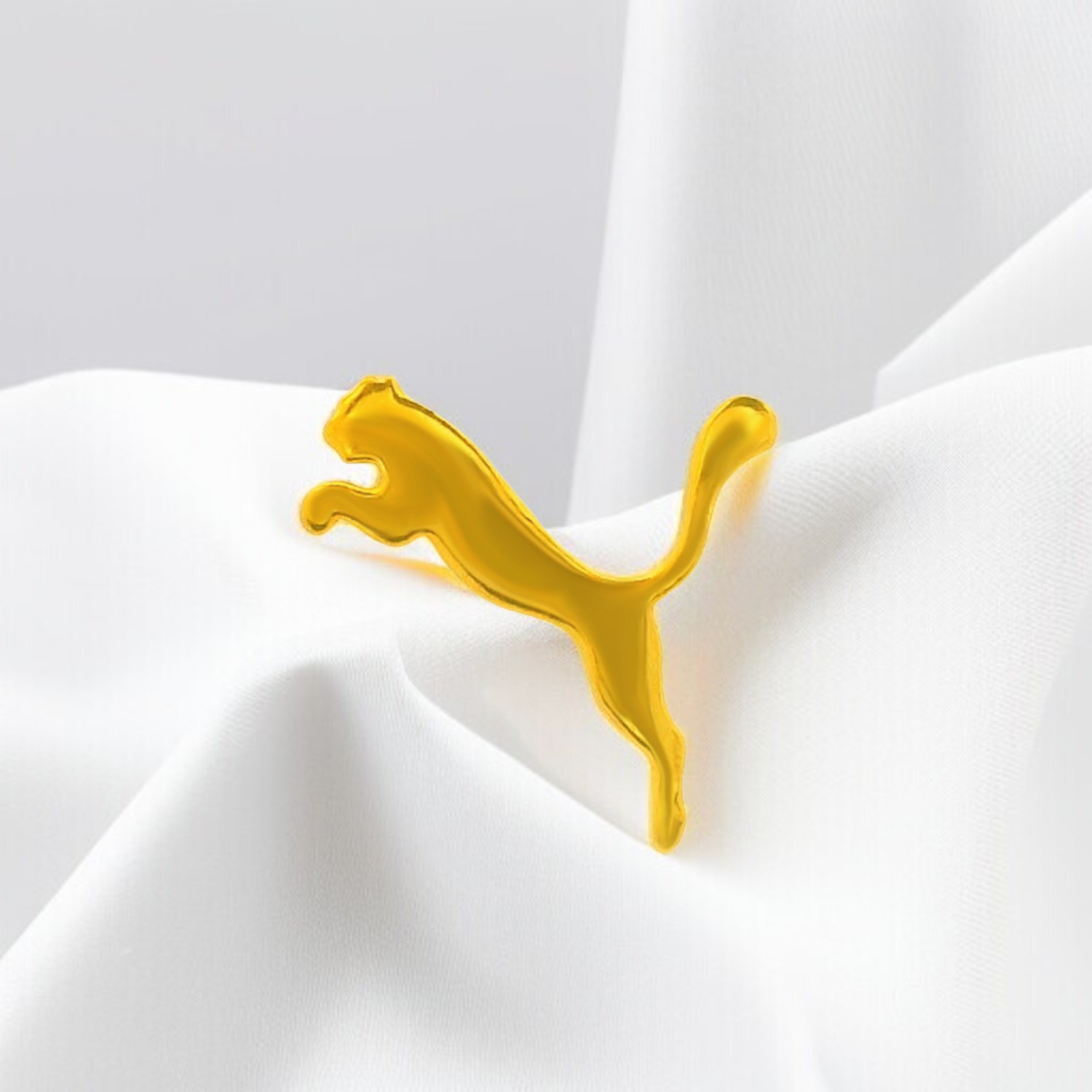 Majestic Panther Silhouette Gold Nose Screw