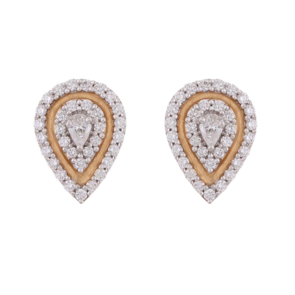 Diamond Earstud in Fancy Design