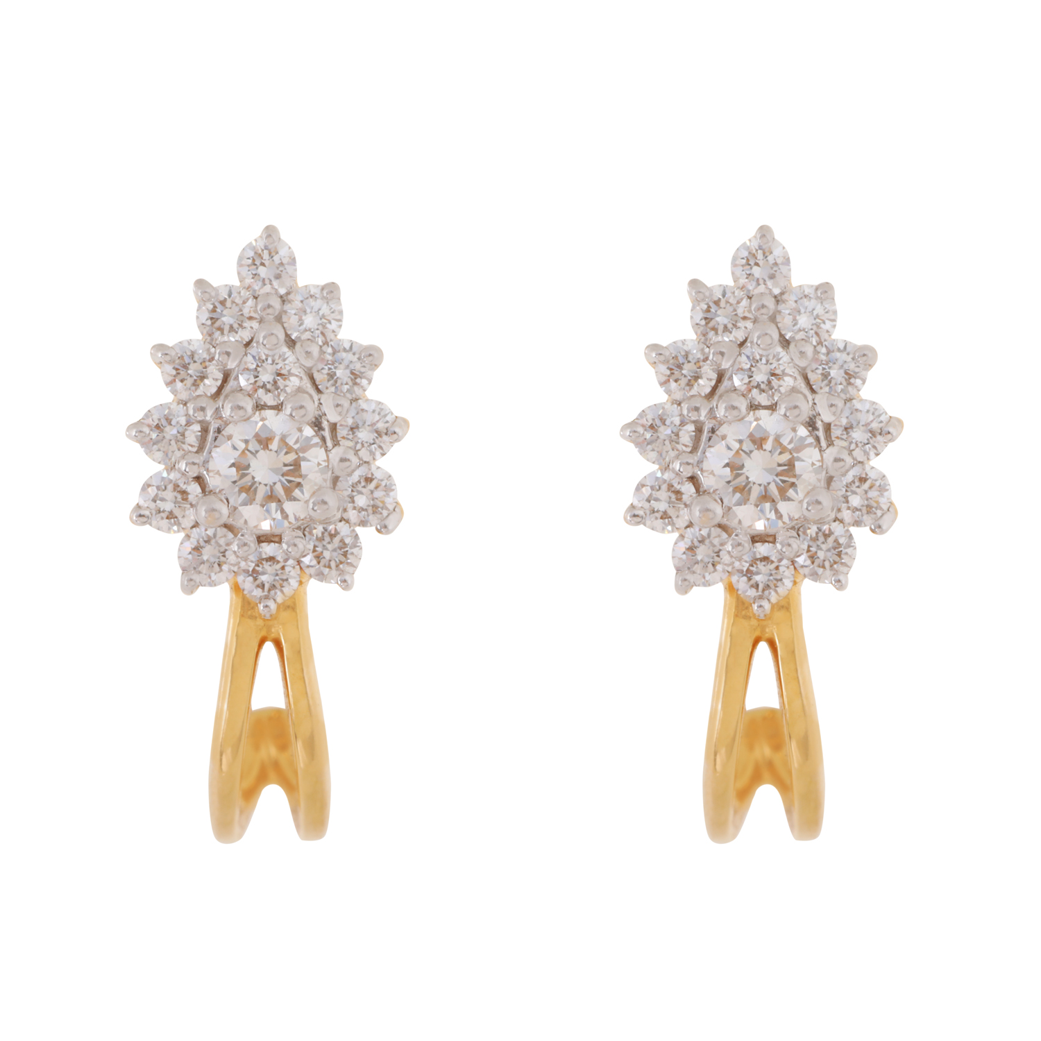 Diamond Earstud Set With 'J
