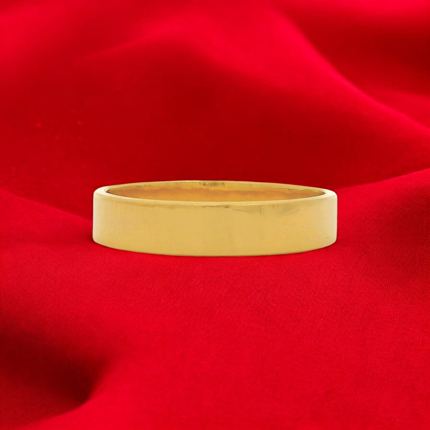 Classic Plain Gold Band Ring