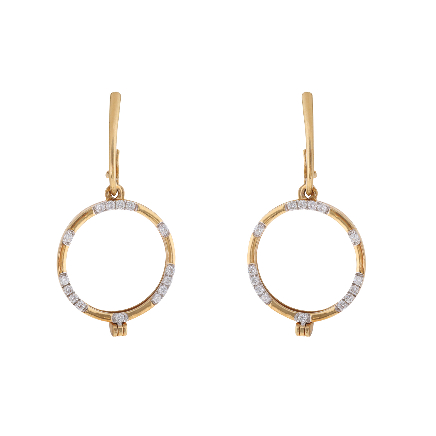 Drops set with Diamond