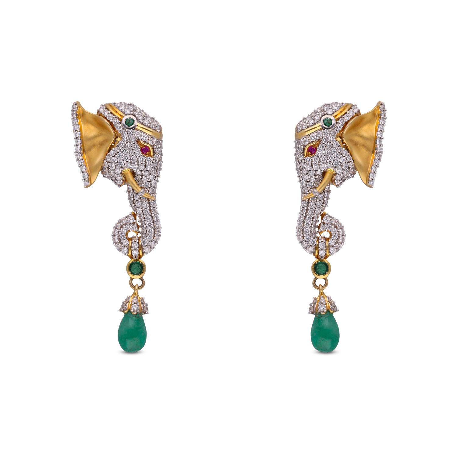 Majestic Elephant Parade Earrings