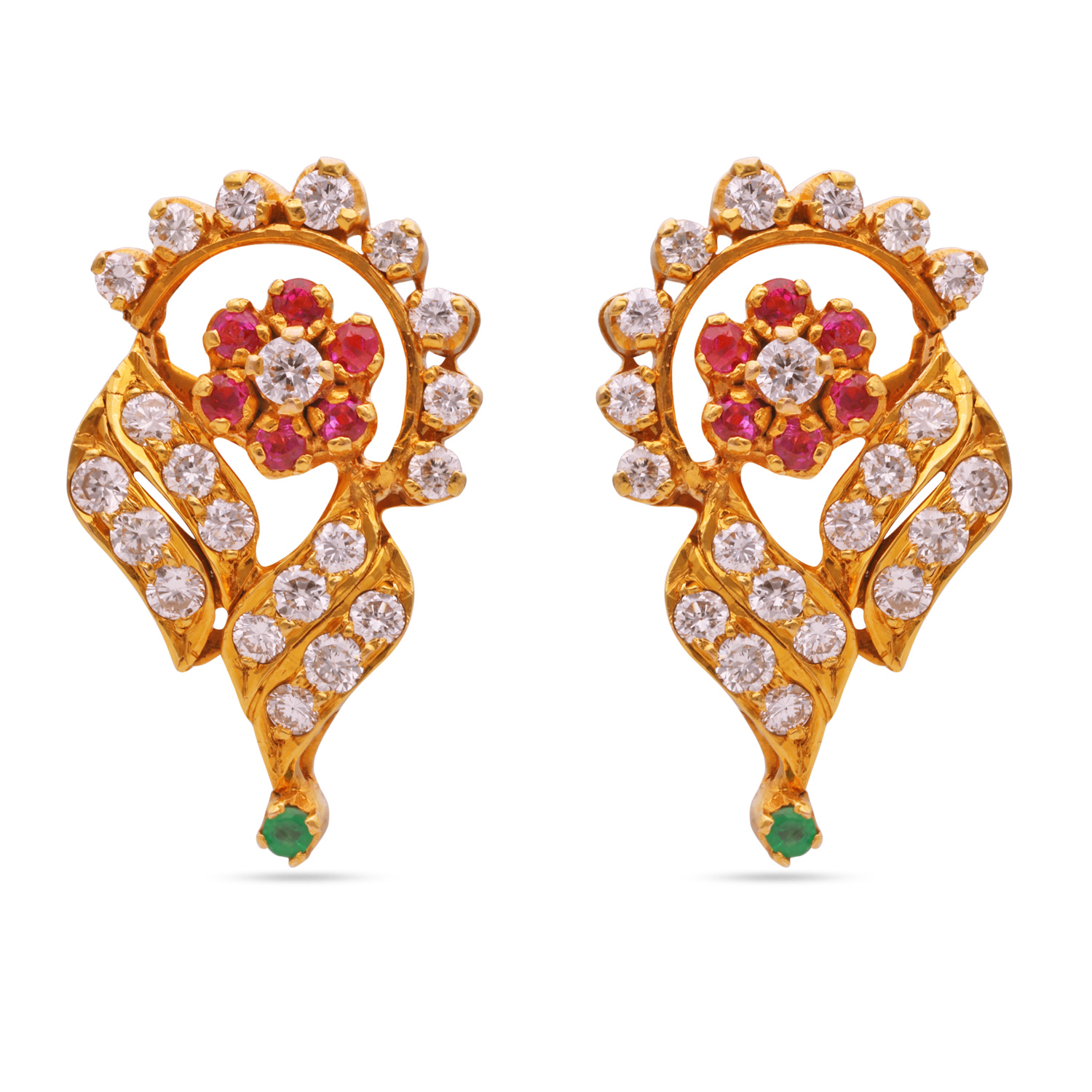 Diamond Earstud In Estate Pattern