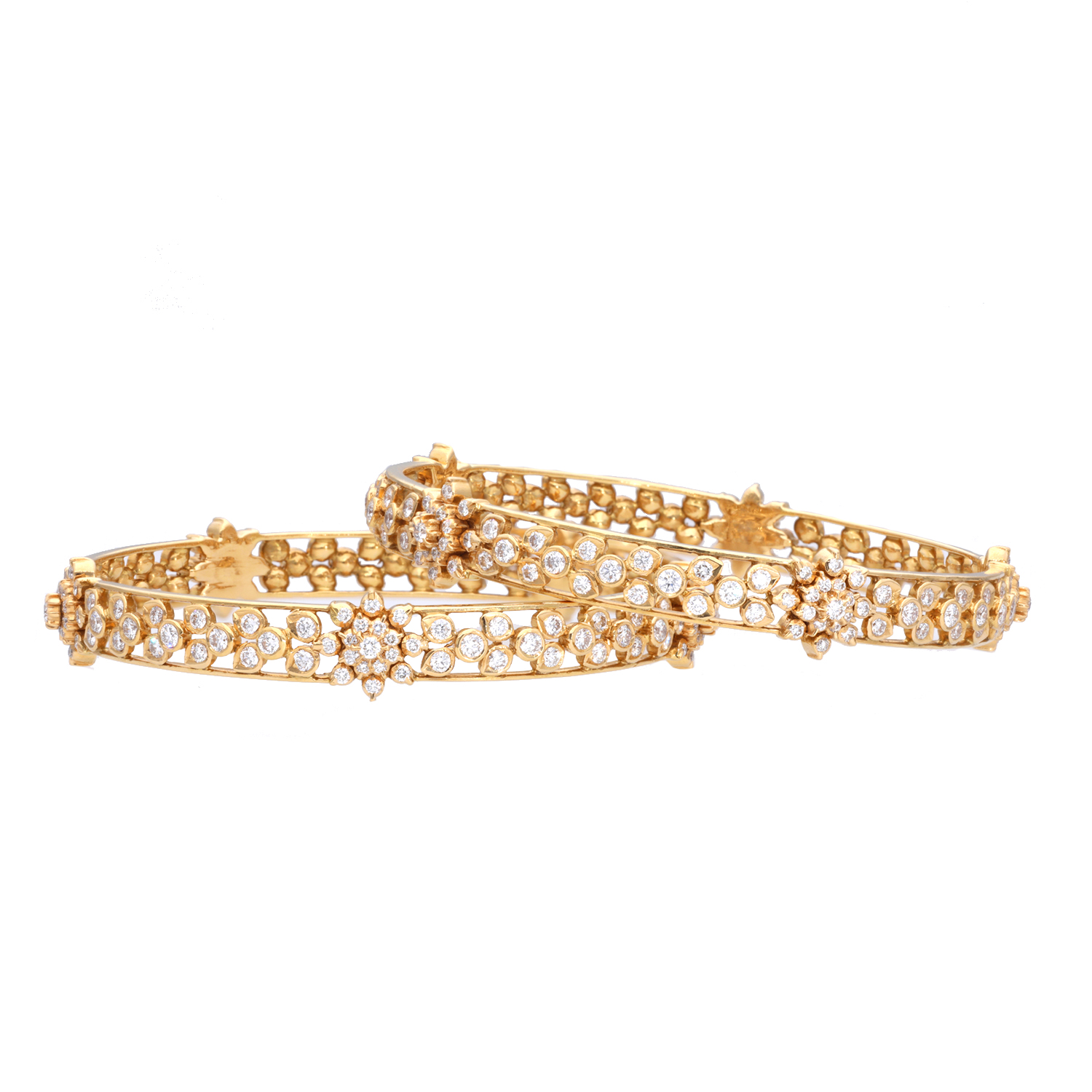 Diamond Bangle Pair