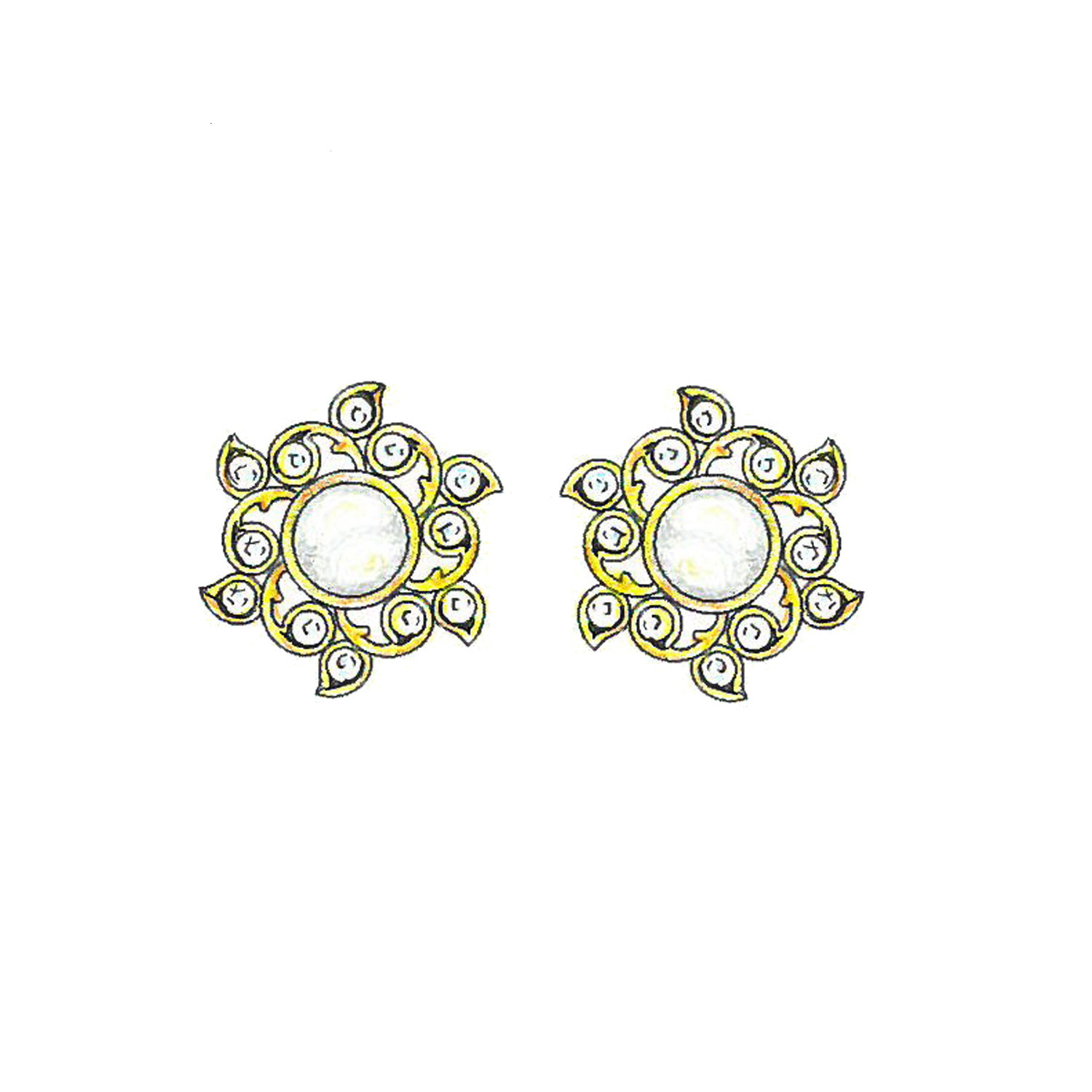 Diamond Earstud Set 