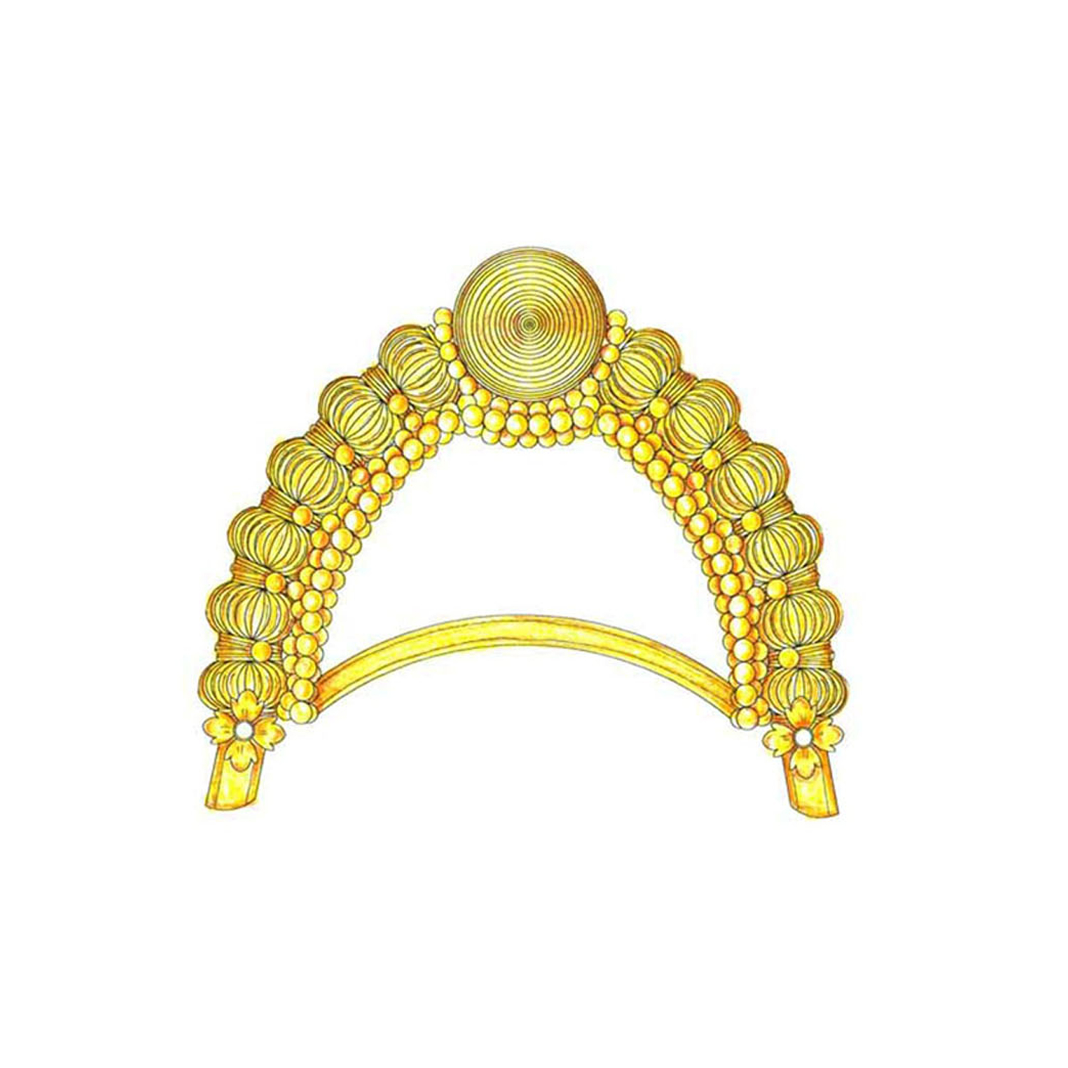 Plain Gold Armlet Vankey Pattern