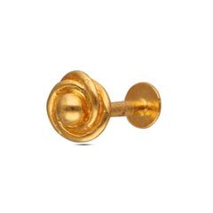 Traditional Plain Gold Nose Screw