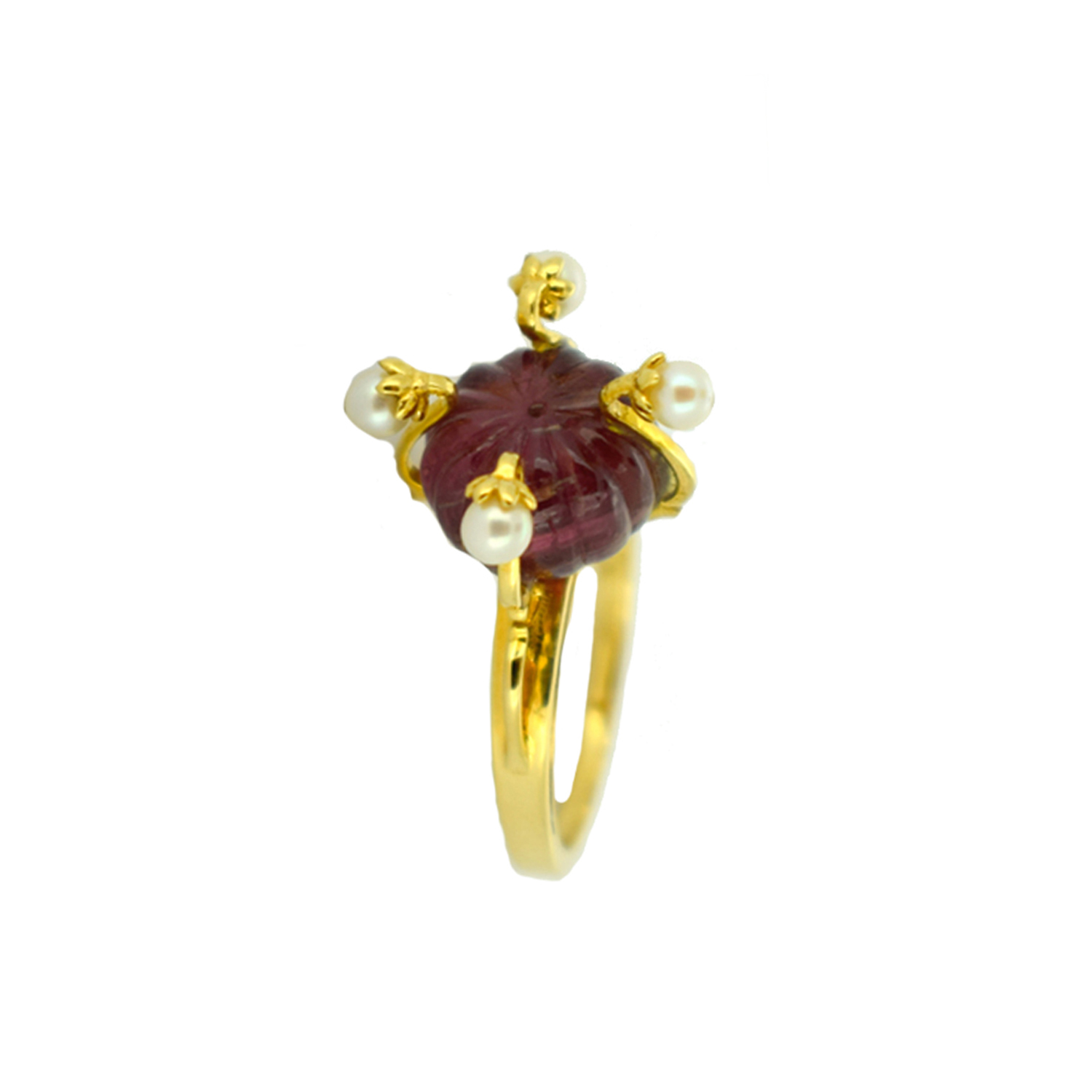 Gold Ring Set With Gemstone