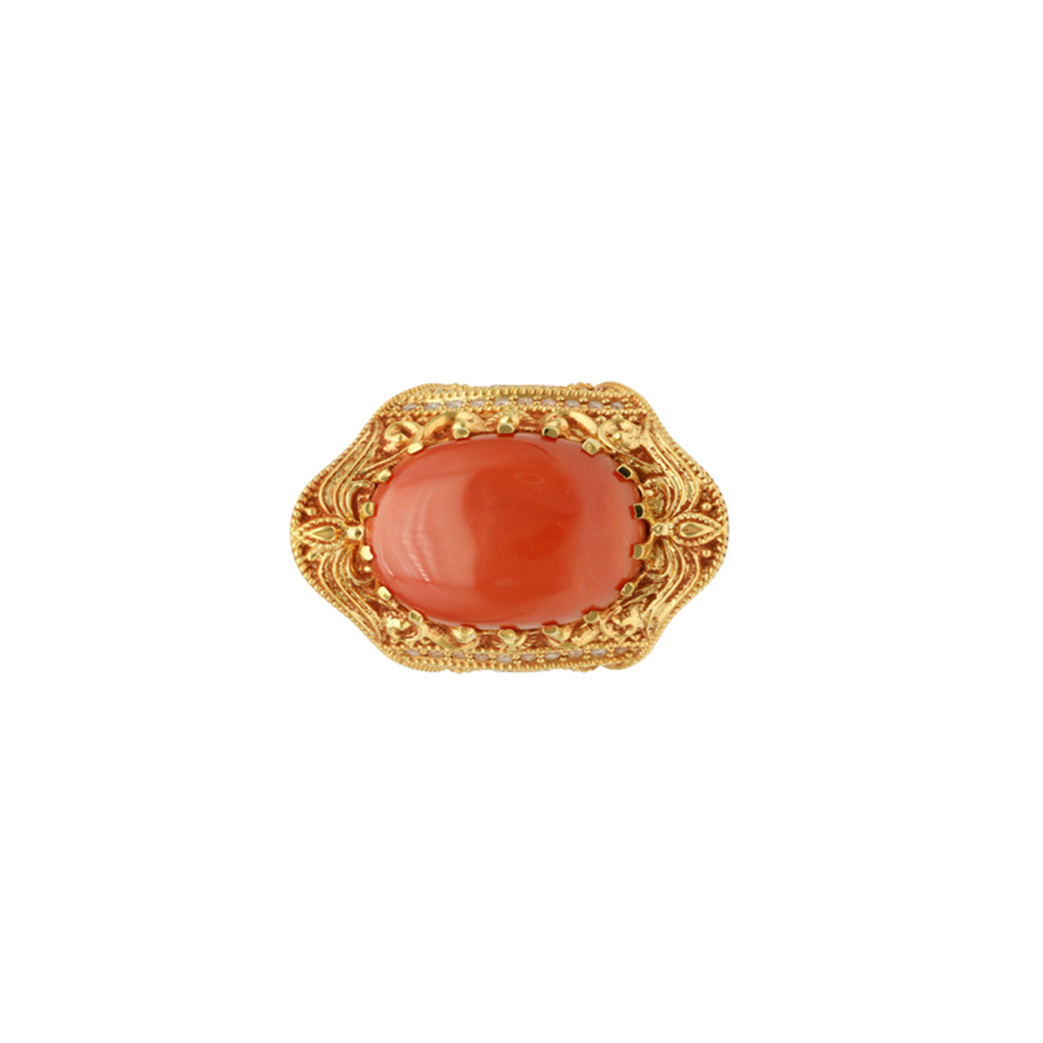 Gold Ring Set With Gemstone