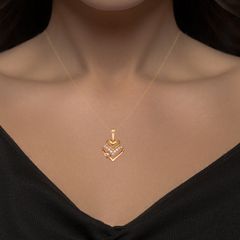 Classic Heart shape Diamond Pendant